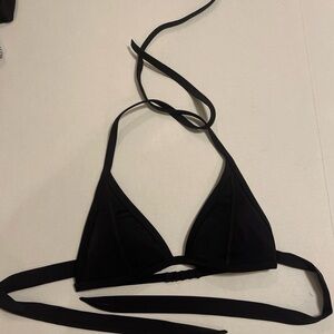 PINK Victoria's Secret Black and Pink Swimwear